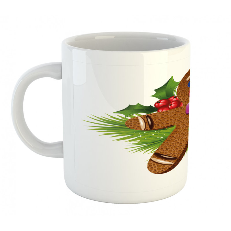 Grande tasse à café pain d’épice man