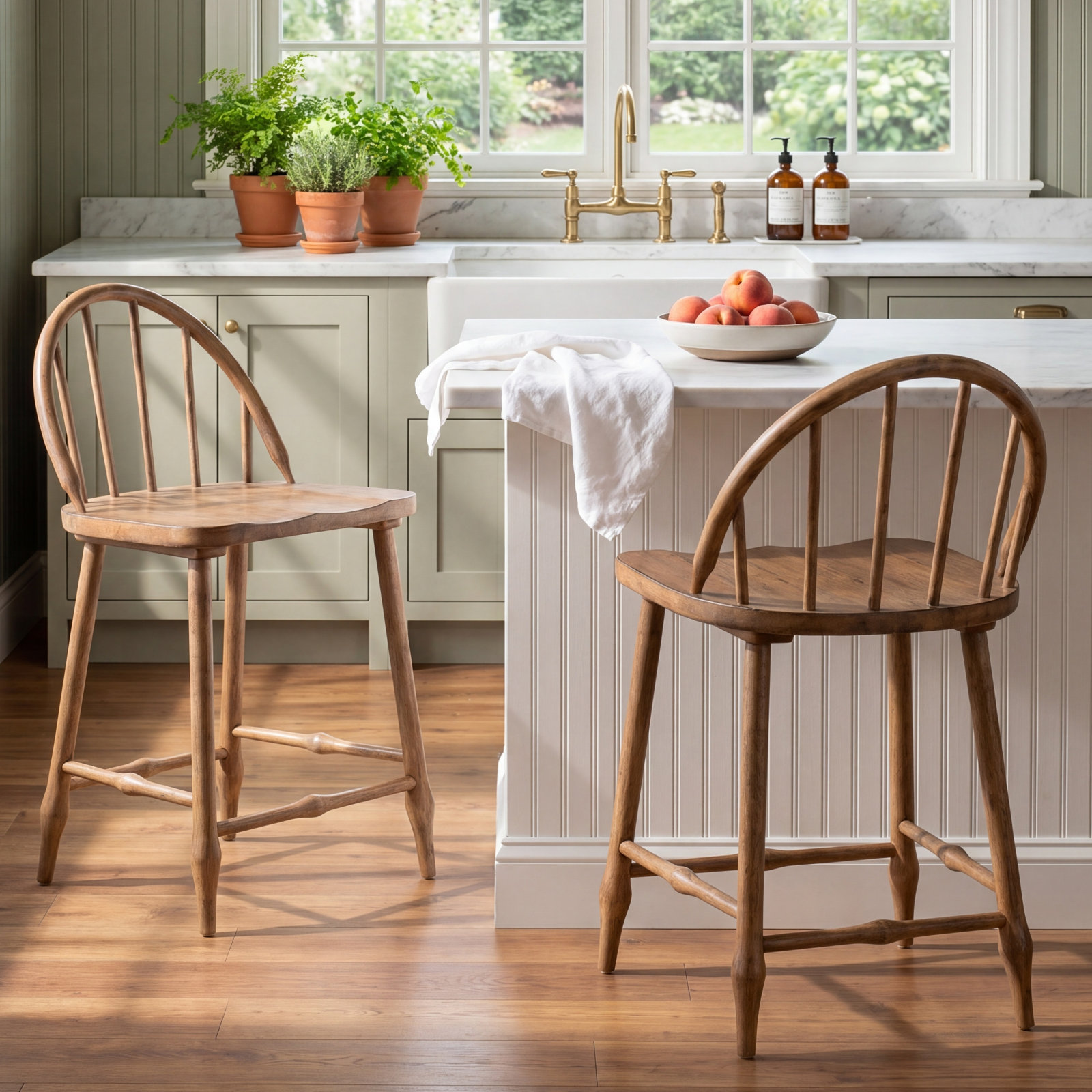 Country Living 24" Bar Stool, Brown