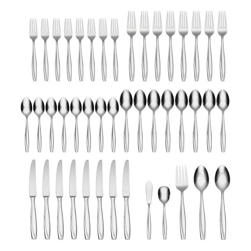 Camlynn 45 Piece Flatware Set, Service for 8