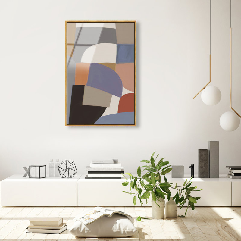 Preludes Print by Oliver Gal, 46"H x 31"W, Gold Floater Frame