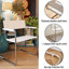 Fauteuil d'appoint en cuir Momei Saddle-212182322