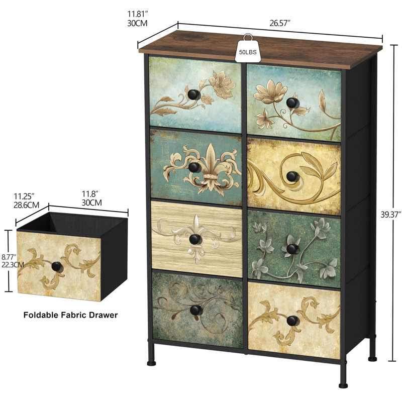 67cm W 6 - Drawer Chest of Drawers