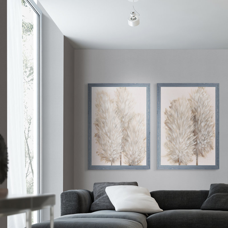 «Pampas Grass III» par Vincent Van Gogh - ensemble de reproductions d'art encadrées, H 24 po x l 18 po x P 1,25 po