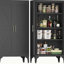Armoire de rangement en métal avec tablettes réglables-2013495954