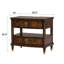 Table de chevet de style traditionnel 1pc