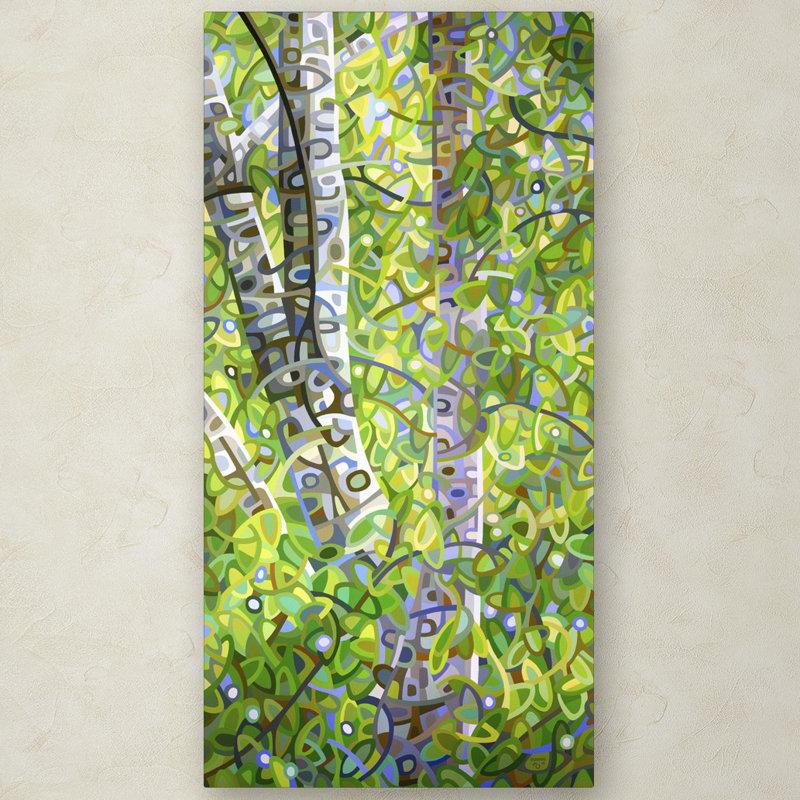 "Hide and Seek" par Mandy Budan, reproduction d'art sur toile tendue, H 24 po x l 12 po x P 2 po