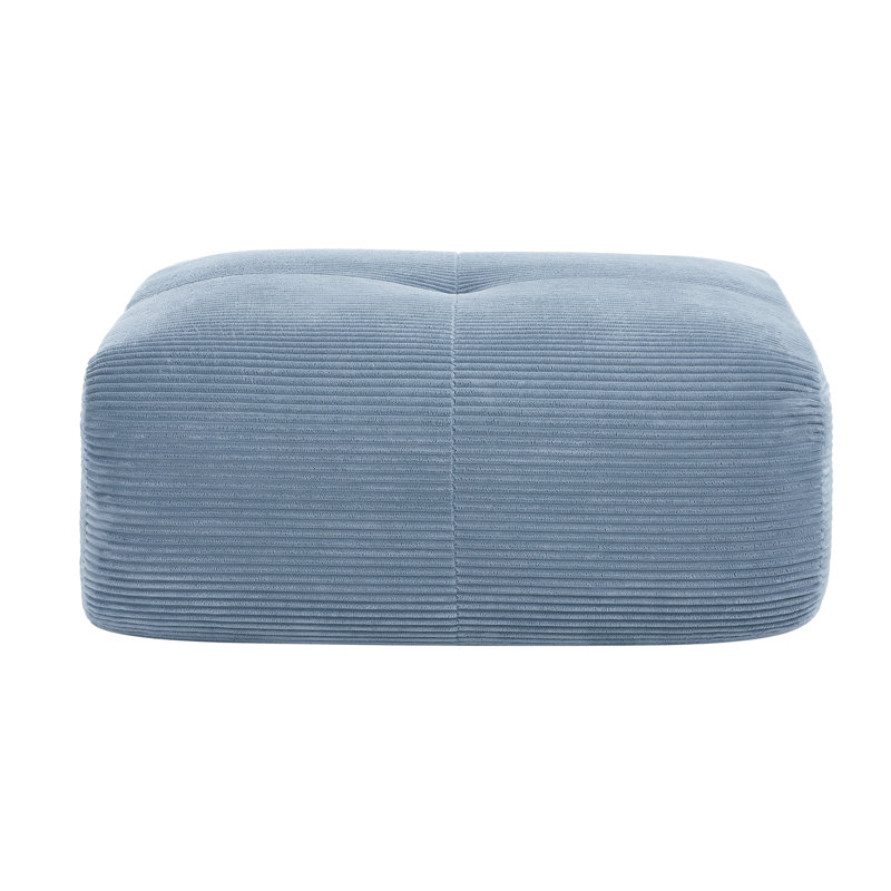 Hamlet LSF&RSF Corner Sofa W/Pillows Corduroy- Blue, Blue