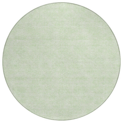 Eleya Green Washable Indoor-Outdoor Rug - 