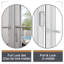 Porte de patio pliante en aluminium à ouverture à gauche H 80 po x l 72 po (2+ 0)-119249744