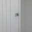 Élégante armoire de salle de bain grise