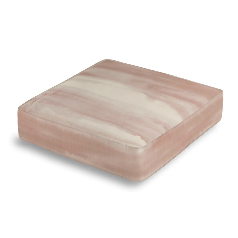 Ombre Throw Pillow, Pink/White