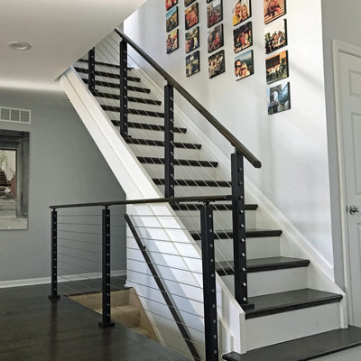 Cable Railing Post Level Deck Stair Post