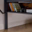 Lit mezzanine polyvalent en métal avec bureau intégré, lumières DEL et options de rangement abondantes