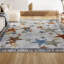 Tapis ivoire / bleu / orange lavable à la machine Bergvin Star Gazer-615309240
