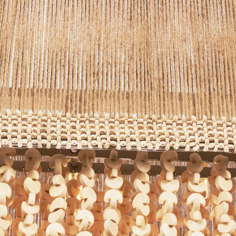 Naturale 7 LT Jute Linear Pendant Kalco