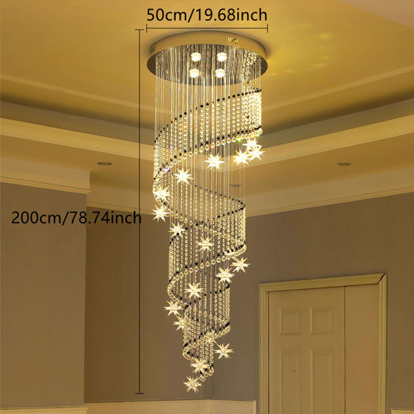 Barbarajo 4 - Light Dimmable Tiered Chandelier