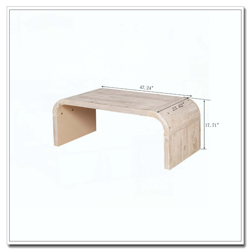 Table basse Vintage Crafts, Naturel antique