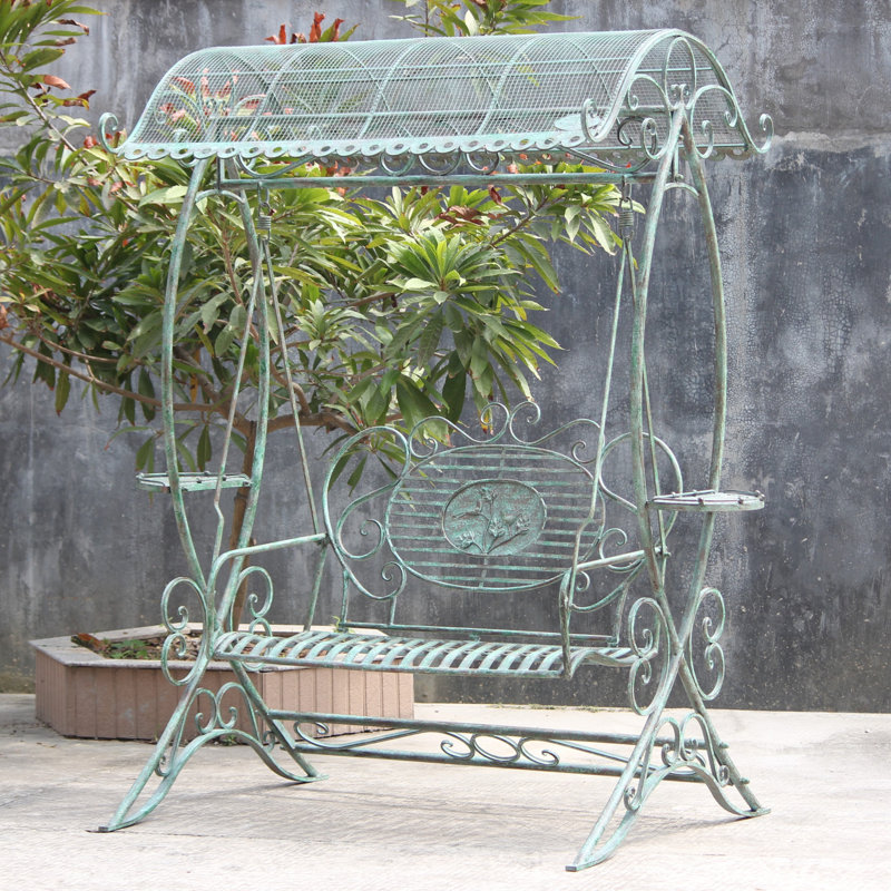 Banc de jardin en fer thermolaqué