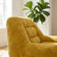 Pouf Avellune en velours côtelé couleur camel | Canapé de sol confortable et moelleux, sans montage, support ergonomique pour le salon, la chambre et le dortoir-431824819