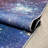  Celestial Space Nebula Modern Abstract Multi Colour Flat-Weave 5'3" x 7'3" Area Rug