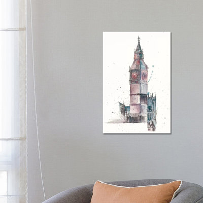View Of Eiffel IV 1 Piece Wall Art on Canvas