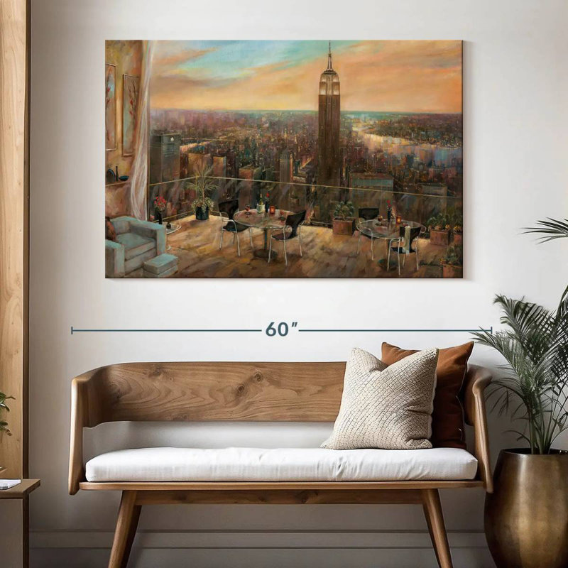 A New York View, 34" H x 51" W