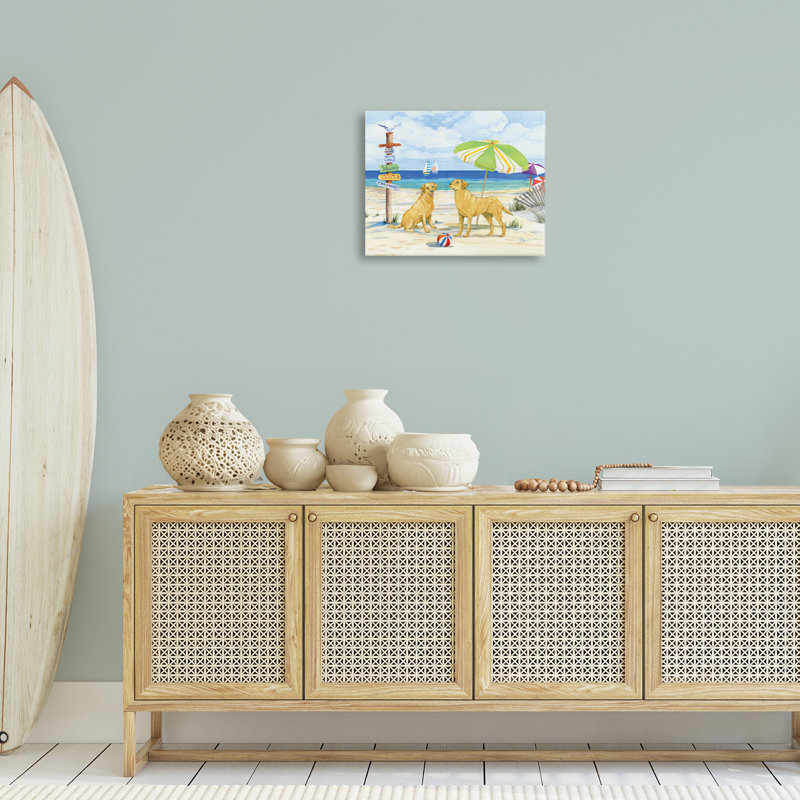 «Dog Beach Day» par Paul Brent, H 16 po x l 20 po