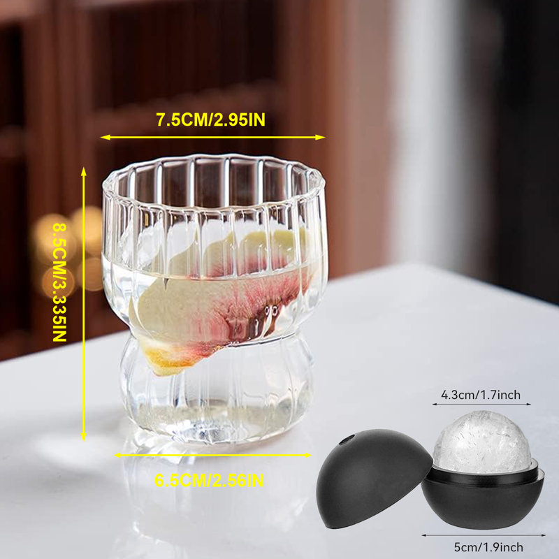 Tasse en verre 9,5 oz