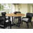 Jessuly Teak Round Solid Wood Top Dining Table