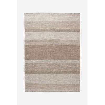 Mildaras Geometric Wool Hand Woven Area Rug