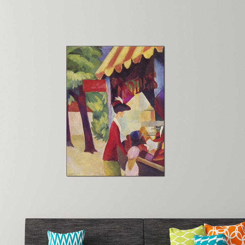 Macke August - Wrapped Canvas Painting, 80cm H x 60cm W x 1.8cm D