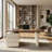 Dunte 63" Modern Walnut Desk with Solid Wood Top and 3 Storage Drawers-62667683