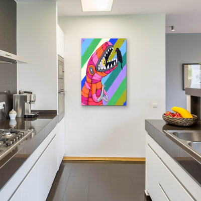 'Fear Inside A Tough Exterior' by Ric Stultz, Acrylic Glass Wal Art