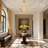 1-Light Dimmable Led Drum Crystal Tiered Chandelier