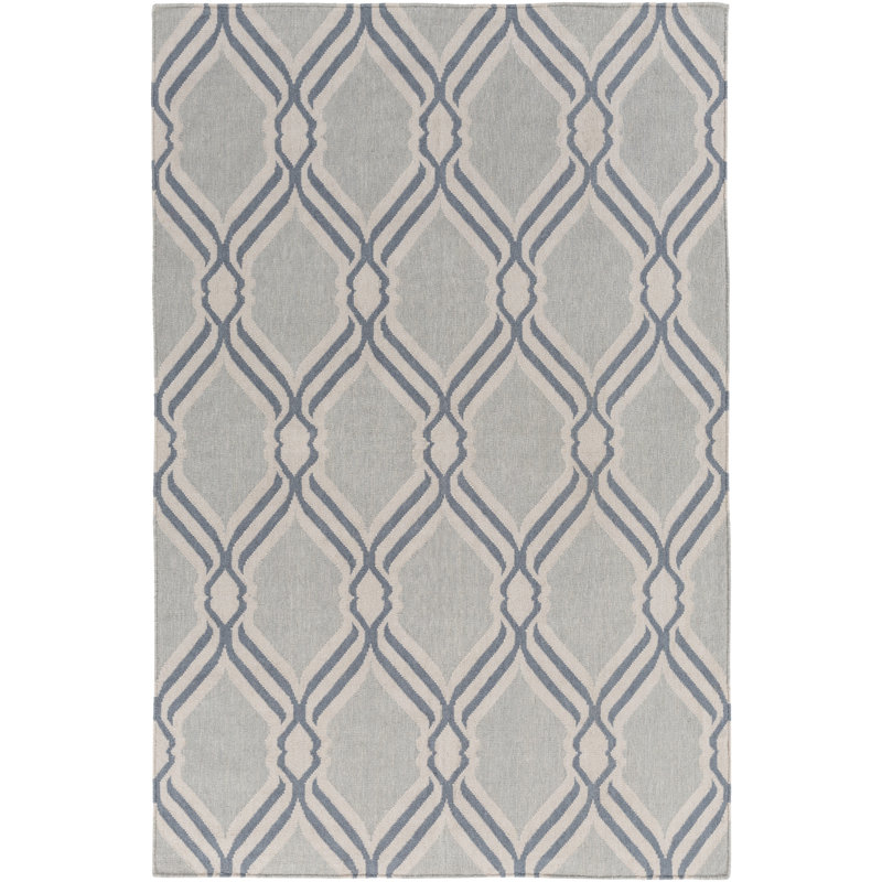 Jarica Cotton Ikat Indoor Rug, Rectangle 5' x 7'6"
