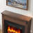 36" Freestanding Electric Fireplace With Mantel-121935706