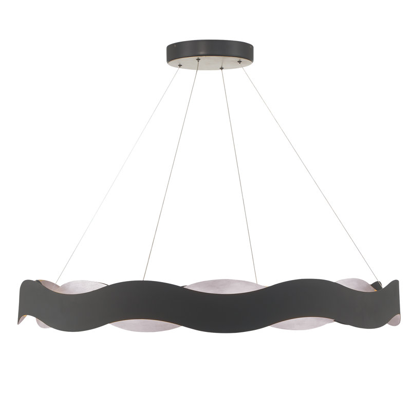 Lustre 46 lumières 1 lumière Vaughan, Nickel / noir