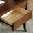 American-style solid wood desk with drawers