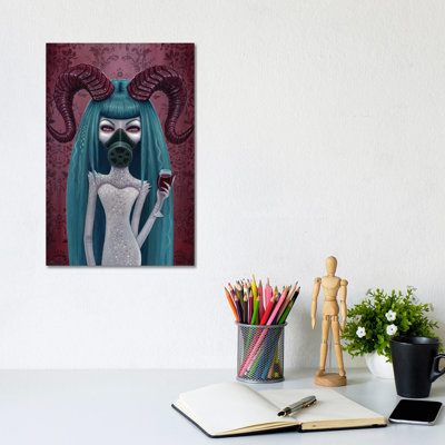 Rae 1 Piece Wrapped Canvas Wall Art