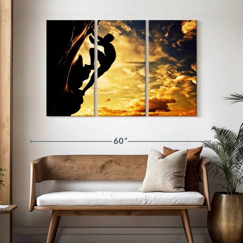 Sireci Free Climbing, 32" H x 50" W