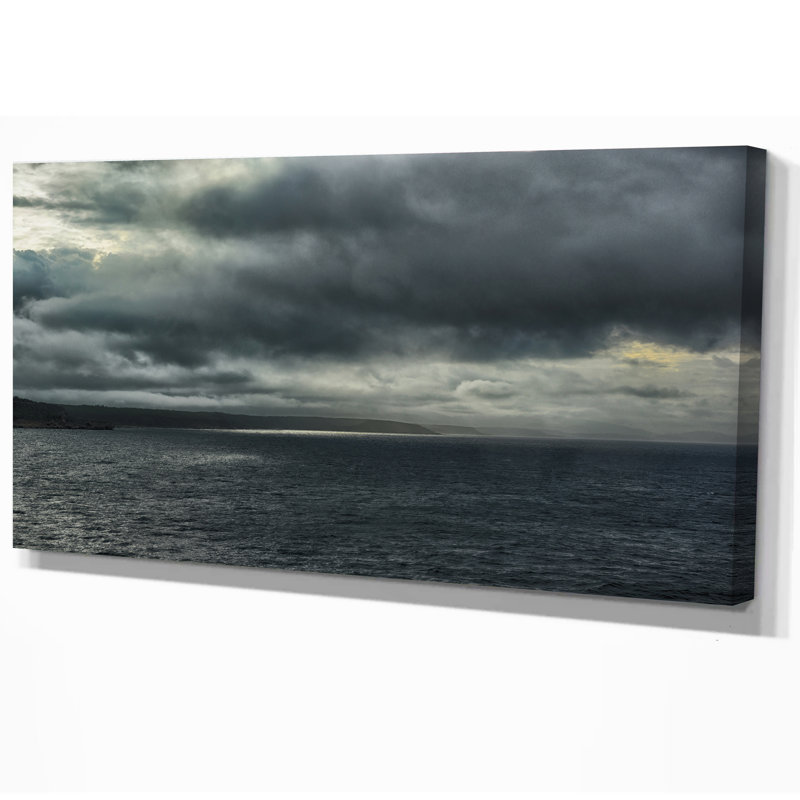 Photographie’matinée des côtes', H 16 po x l 32 po x P 1 po, Toile tendue