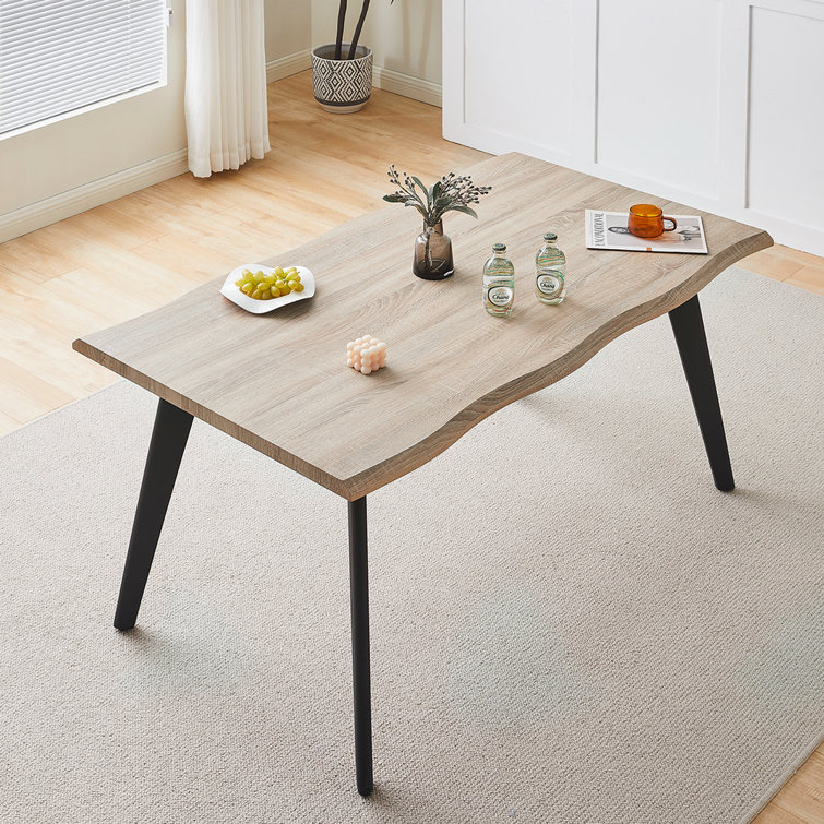 Bulhary Metal Base Dining Table