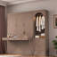 Lit escamotable avec tablette Stoarge, bureau, lumière DEL, armoire et 3 tiroirs Murphy-839985710