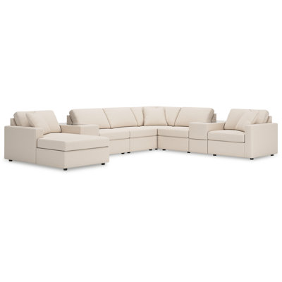 Canapé modulaire 8 pièces avec méridienne Modmax