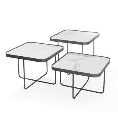 Ensemble de tables basses 2 pièces Kiyoko