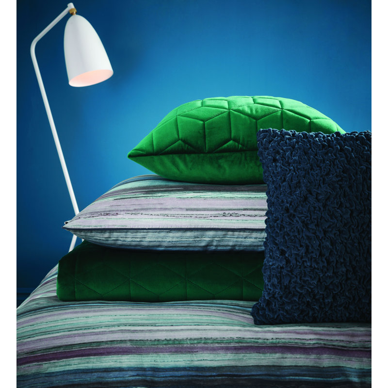 Festival Cotton Cushion with Filling, Blue