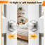 Poignées de porte robustes pour l'intérieur du couloir de vestibule Probrico-126671846-126671848