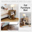 Mobilier d'intérieur multi-niveaux pour chat moderne