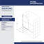 Aqua Uno 34.31" W x 58" H Pivot Frameless Tub Door-12811412