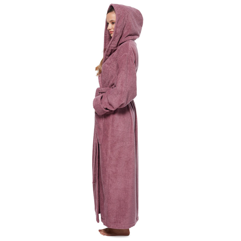 Peignoir à chevilles 100% coton Hovis, Petit, Mauve